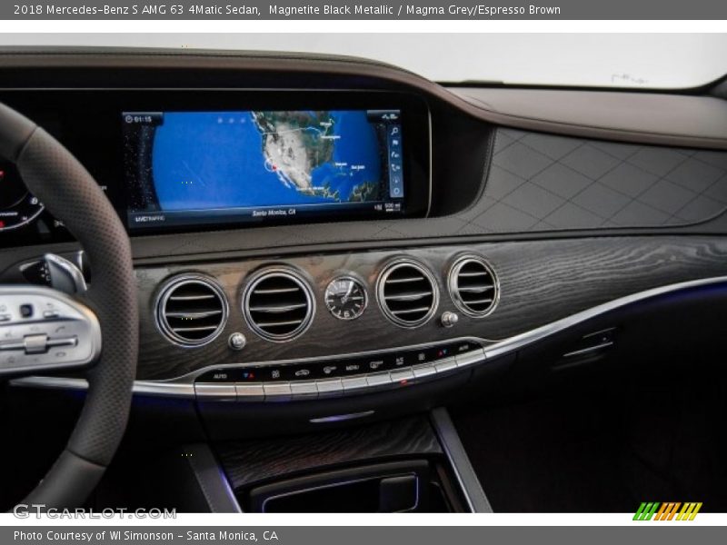 Dashboard of 2018 S AMG 63 4Matic Sedan