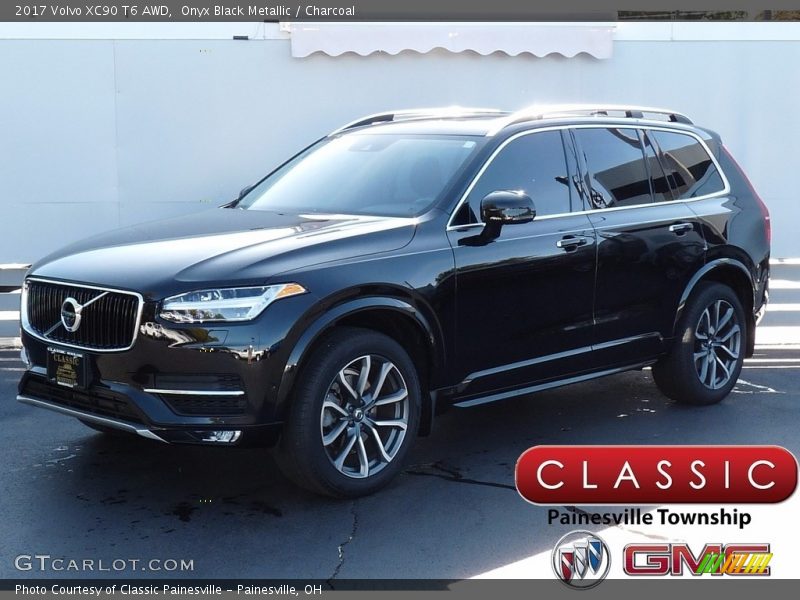 Onyx Black Metallic / Charcoal 2017 Volvo XC90 T6 AWD