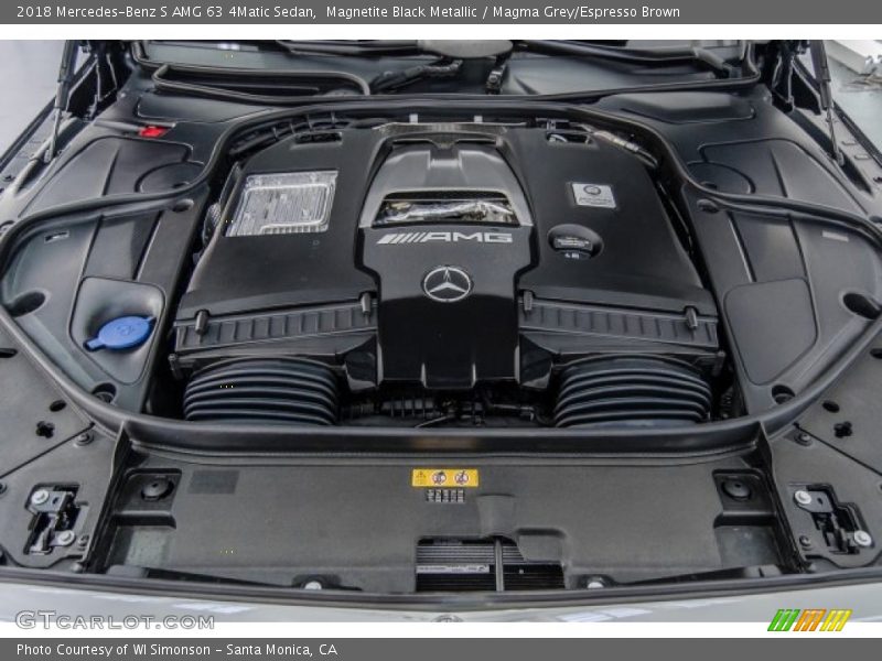  2018 S AMG 63 4Matic Sedan Engine - 4.0 Liter biturbo DOHC 32-Valve VVT V8