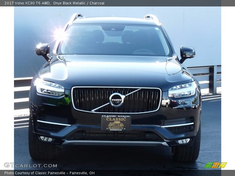 Onyx Black Metallic / Charcoal 2017 Volvo XC90 T6 AWD