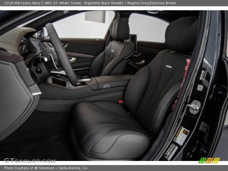 Front Seat of 2018 S AMG 63 4Matic Sedan