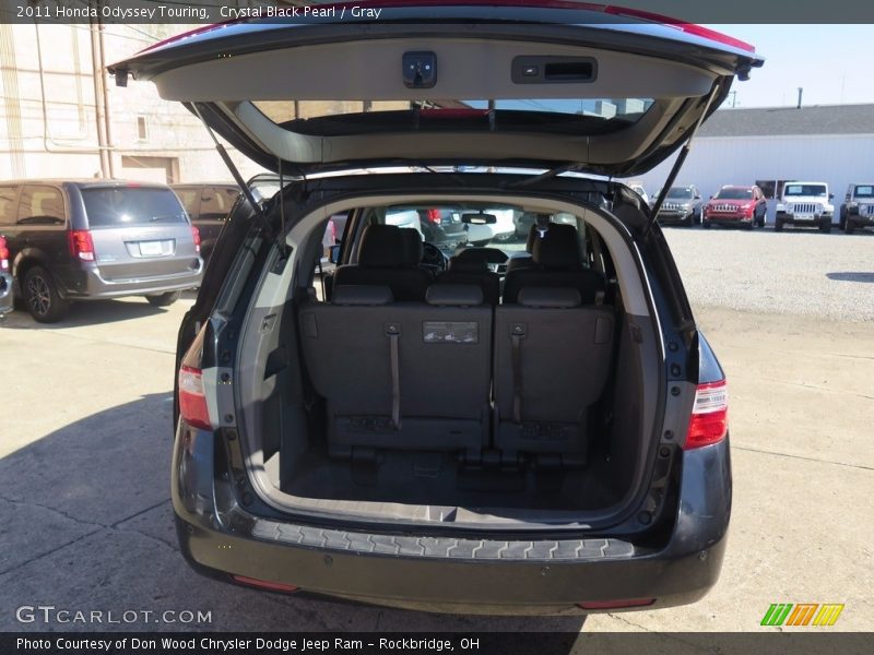 Crystal Black Pearl / Gray 2011 Honda Odyssey Touring