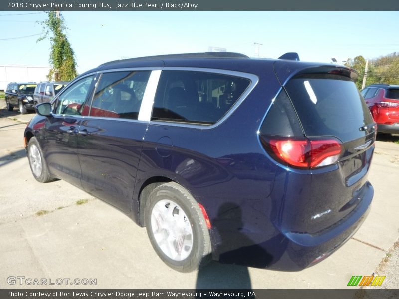 Jazz Blue Pearl / Black/Alloy 2018 Chrysler Pacifica Touring Plus