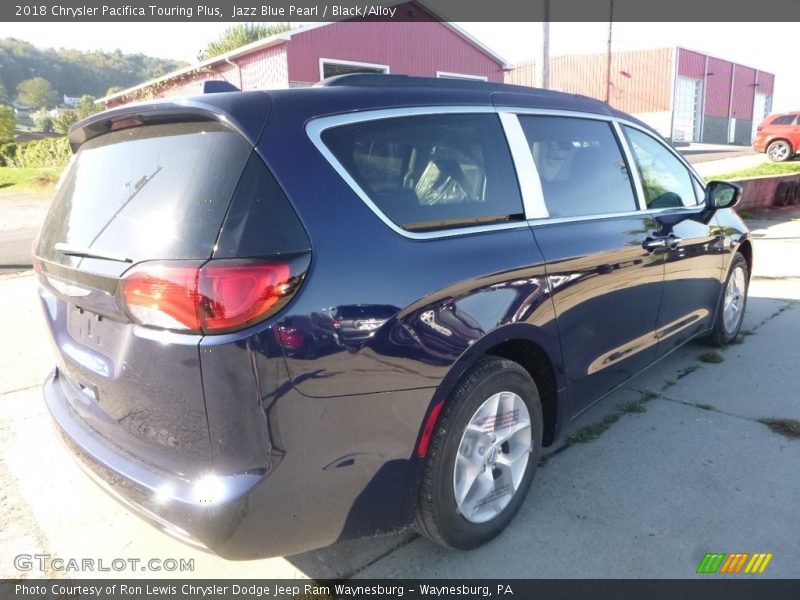 Jazz Blue Pearl / Black/Alloy 2018 Chrysler Pacifica Touring Plus