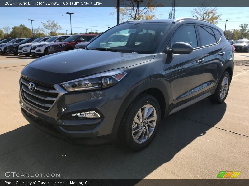 Coliseum Gray / Gray 2017 Hyundai Tucson SE AWD