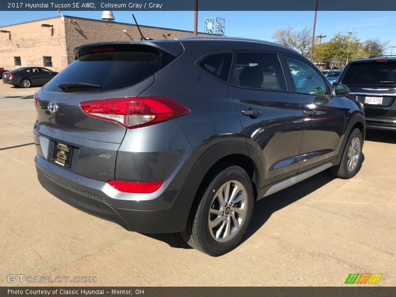 Coliseum Gray / Gray 2017 Hyundai Tucson SE AWD