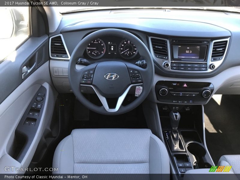 Coliseum Gray / Gray 2017 Hyundai Tucson SE AWD