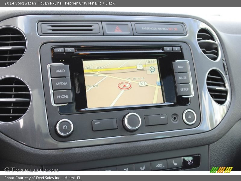 Pepper Gray Metallic / Black 2014 Volkswagen Tiguan R-Line