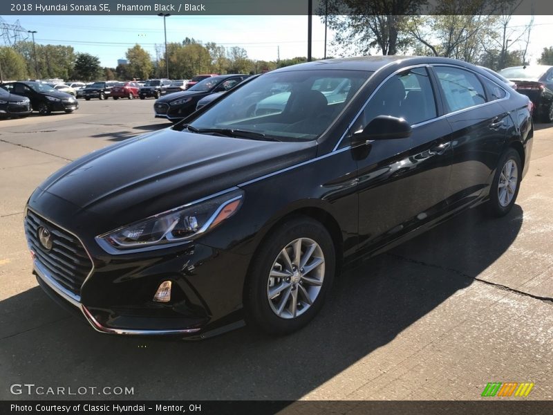 Phantom Black / Black 2018 Hyundai Sonata SE