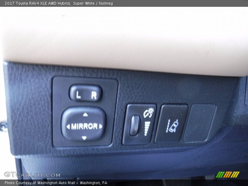Super White / Nutmeg 2017 Toyota RAV4 XLE AWD Hybrid
