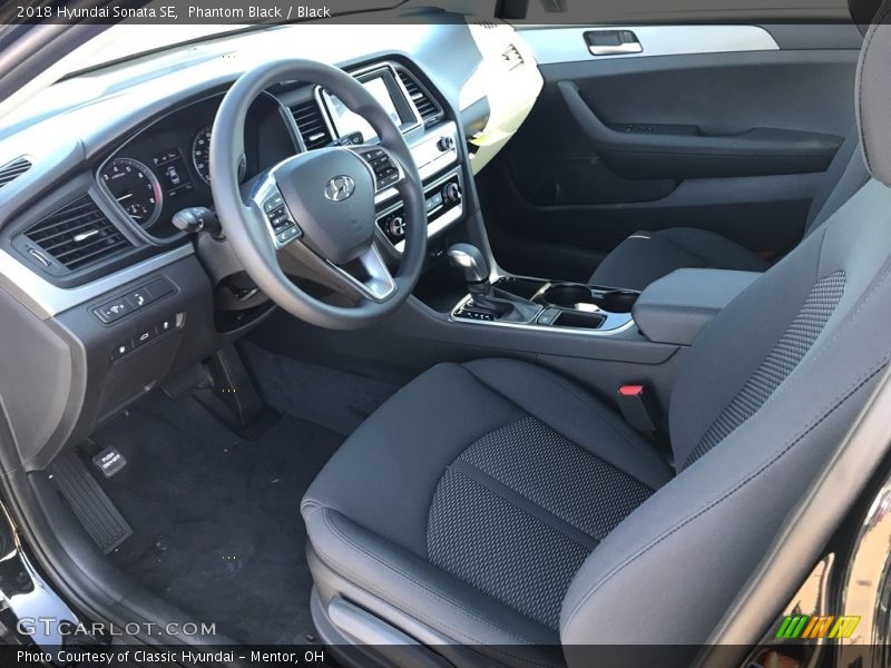 Phantom Black / Black 2018 Hyundai Sonata SE