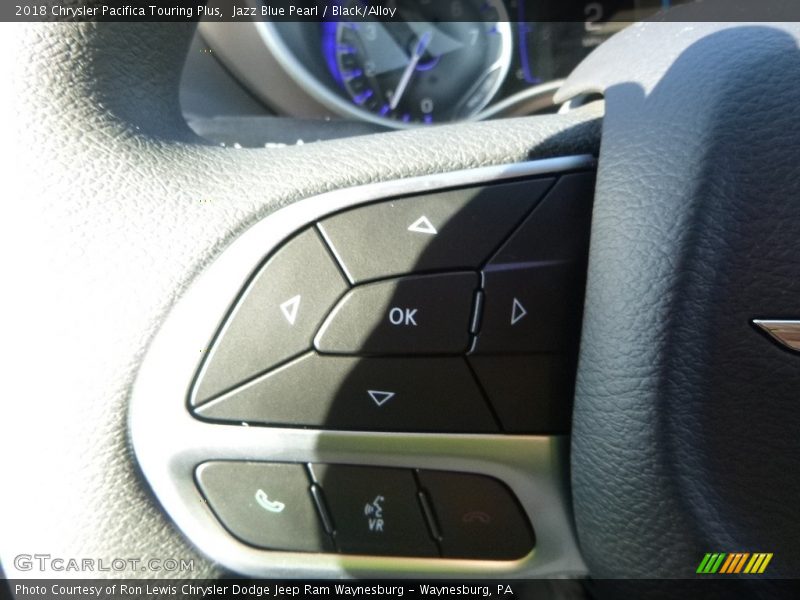 Jazz Blue Pearl / Black/Alloy 2018 Chrysler Pacifica Touring Plus