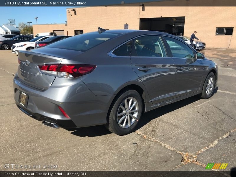 Machine Gray / Black 2018 Hyundai Sonata SE