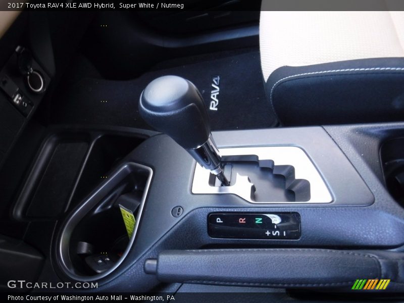 Super White / Nutmeg 2017 Toyota RAV4 XLE AWD Hybrid