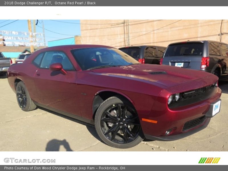 Octane Red Pearl / Black 2018 Dodge Challenger R/T