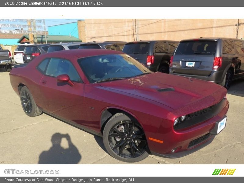 Octane Red Pearl / Black 2018 Dodge Challenger R/T