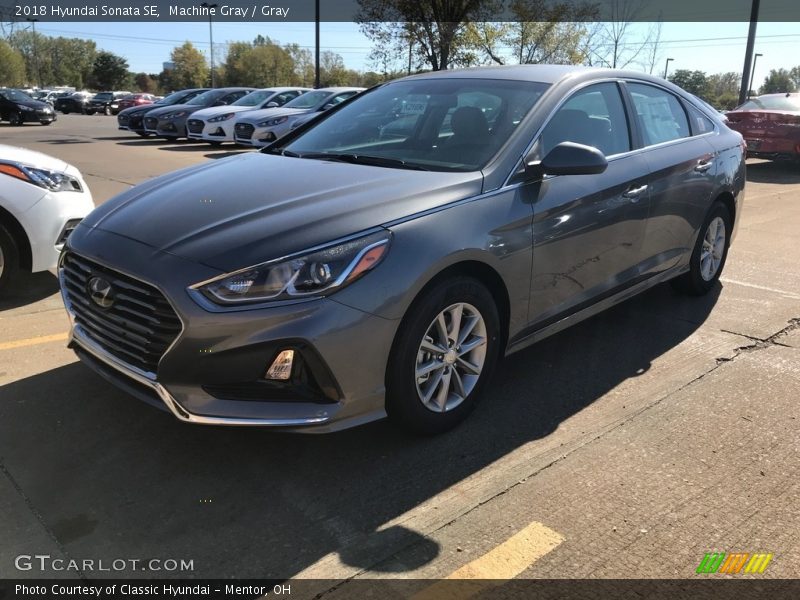 Machine Gray / Gray 2018 Hyundai Sonata SE