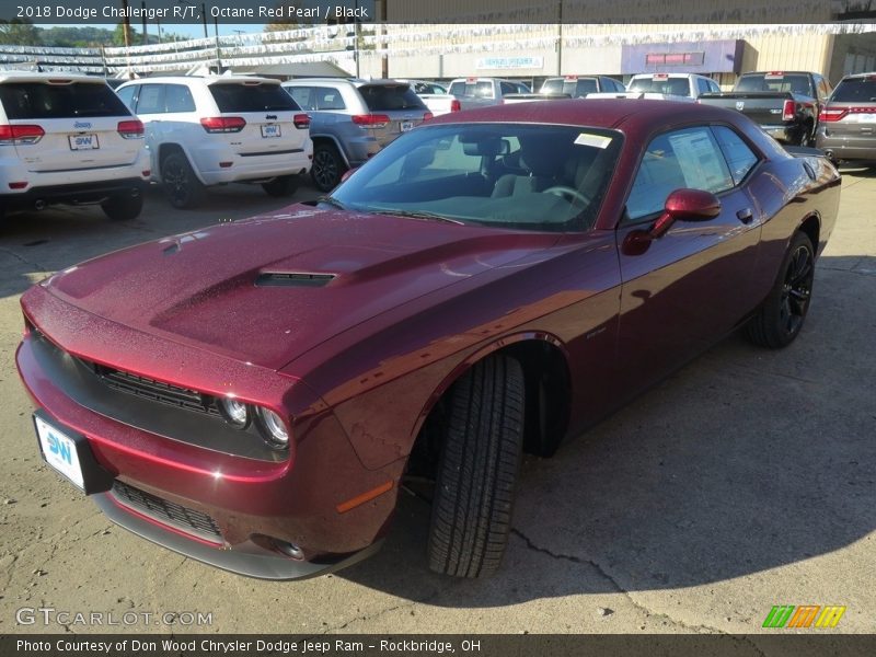 Octane Red Pearl / Black 2018 Dodge Challenger R/T