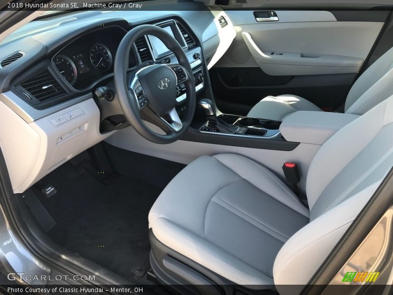 Machine Gray / Gray 2018 Hyundai Sonata SE