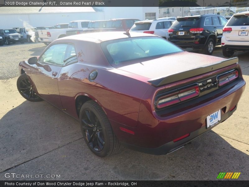 Octane Red Pearl / Black 2018 Dodge Challenger R/T
