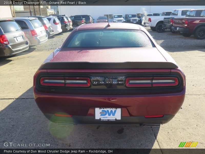 Octane Red Pearl / Black 2018 Dodge Challenger R/T