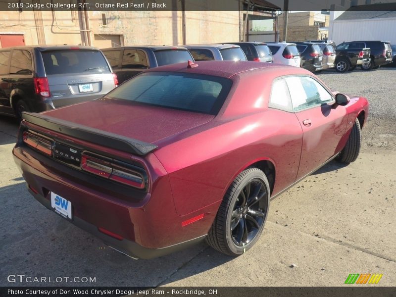 Octane Red Pearl / Black 2018 Dodge Challenger R/T