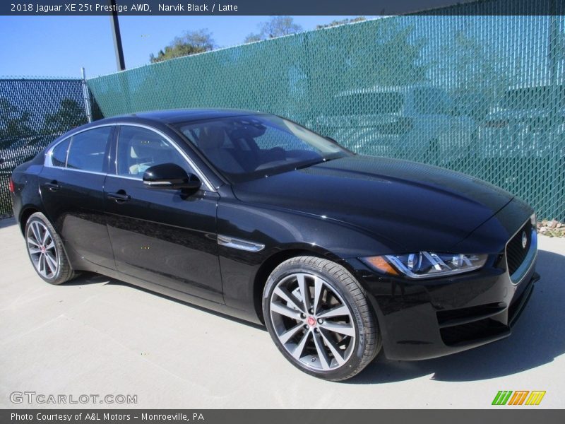 Narvik Black / Latte 2018 Jaguar XE 25t Prestige AWD