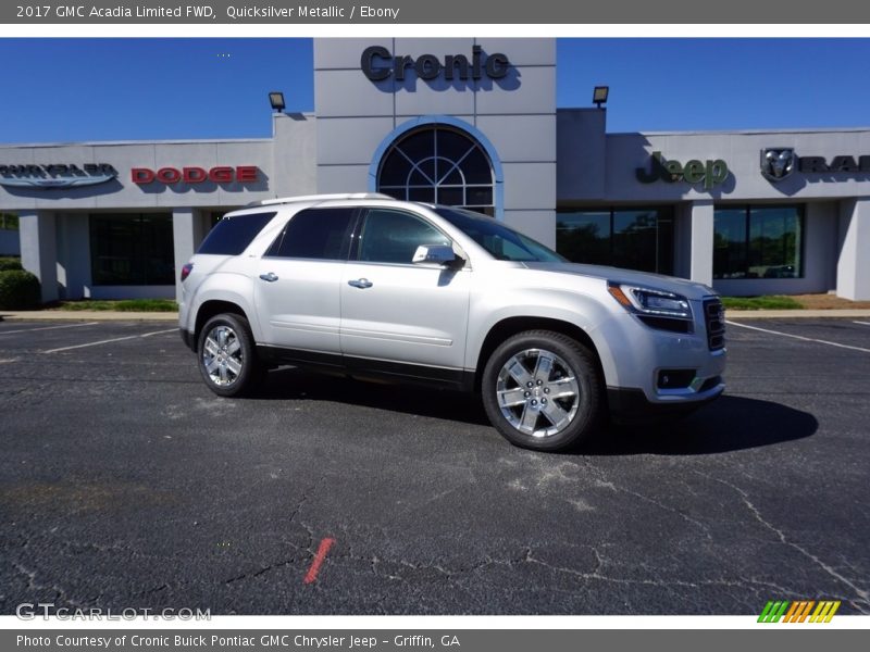 Quicksilver Metallic / Ebony 2017 GMC Acadia Limited FWD