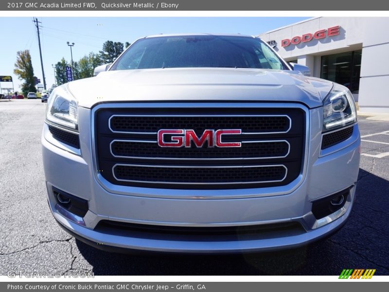 Quicksilver Metallic / Ebony 2017 GMC Acadia Limited FWD