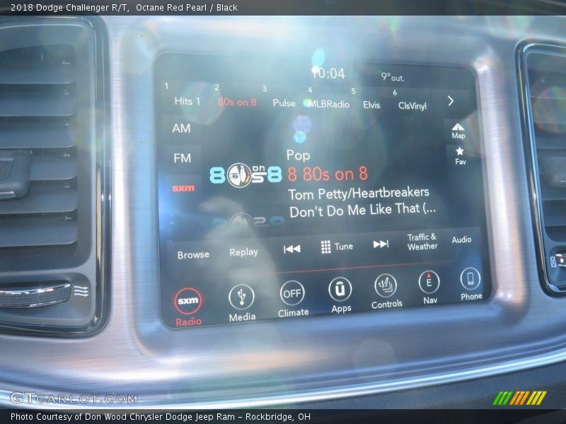 Octane Red Pearl / Black 2018 Dodge Challenger R/T