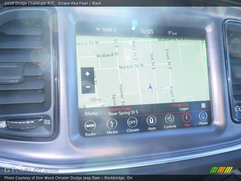 Octane Red Pearl / Black 2018 Dodge Challenger R/T