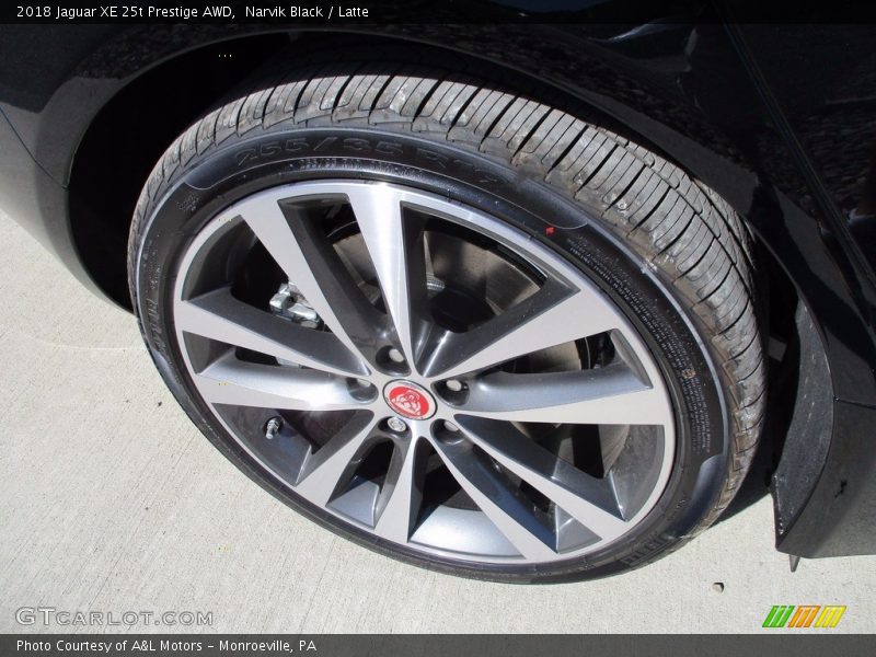 Narvik Black / Latte 2018 Jaguar XE 25t Prestige AWD
