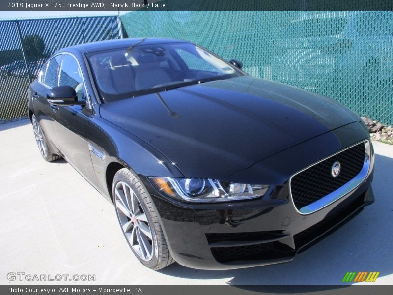 Narvik Black / Latte 2018 Jaguar XE 25t Prestige AWD