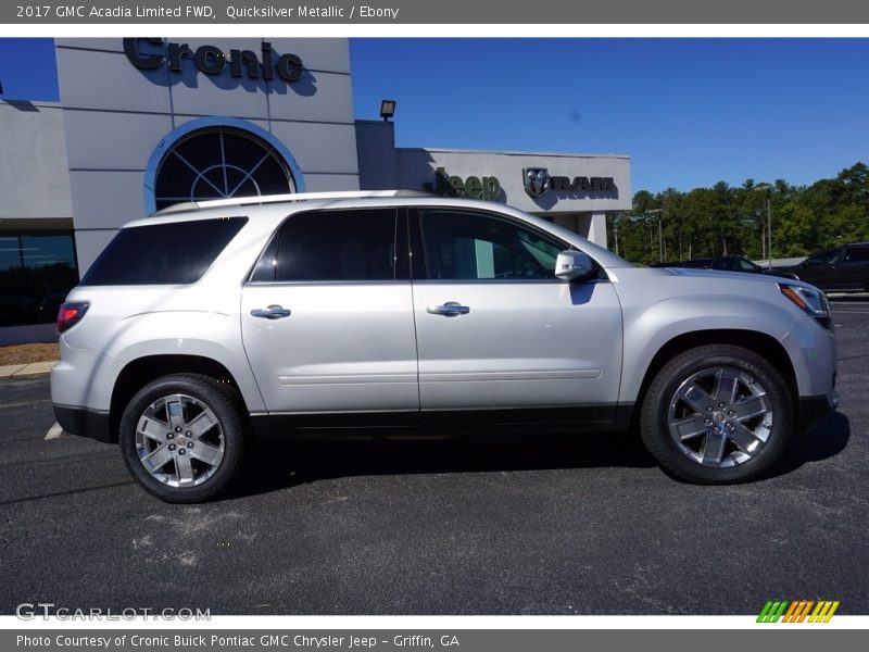 Quicksilver Metallic / Ebony 2017 GMC Acadia Limited FWD