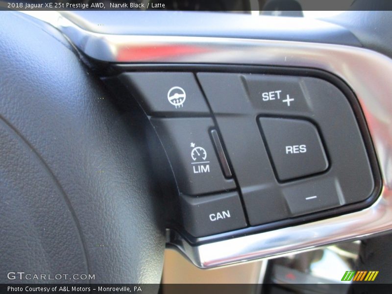 Narvik Black / Latte 2018 Jaguar XE 25t Prestige AWD