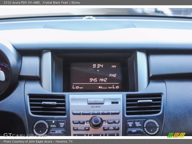 Crystal Black Pearl / Ebony 2010 Acura RDX SH-AWD