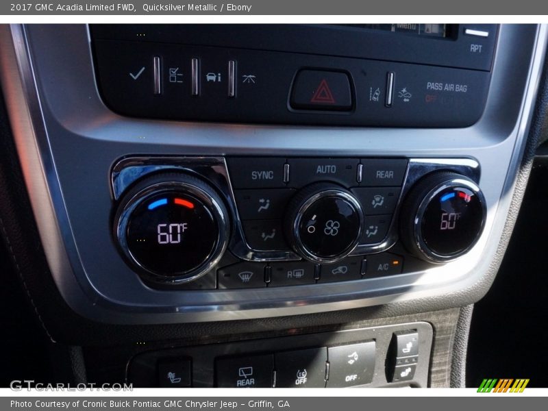 Quicksilver Metallic / Ebony 2017 GMC Acadia Limited FWD