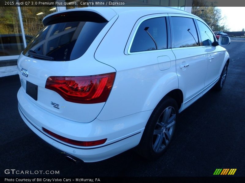 Cararra White / Espresso 2015 Audi Q7 3.0 Premium Plus quattro