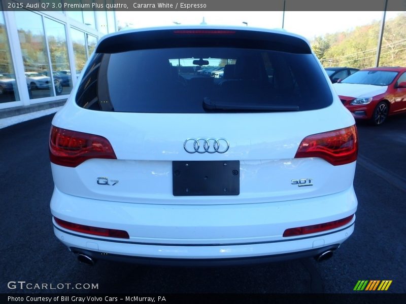 Cararra White / Espresso 2015 Audi Q7 3.0 Premium Plus quattro