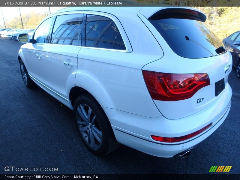 Cararra White / Espresso 2015 Audi Q7 3.0 Premium Plus quattro