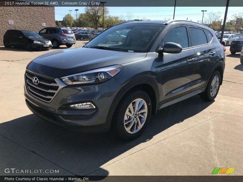 Coliseum Gray / Gray 2017 Hyundai Tucson SE AWD