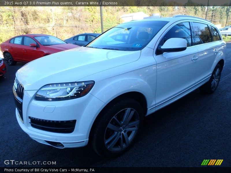 Cararra White / Espresso 2015 Audi Q7 3.0 Premium Plus quattro