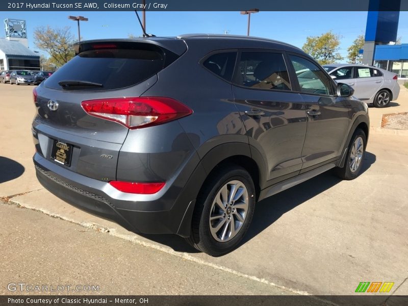 Coliseum Gray / Gray 2017 Hyundai Tucson SE AWD