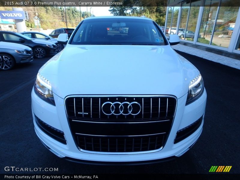 Cararra White / Espresso 2015 Audi Q7 3.0 Premium Plus quattro
