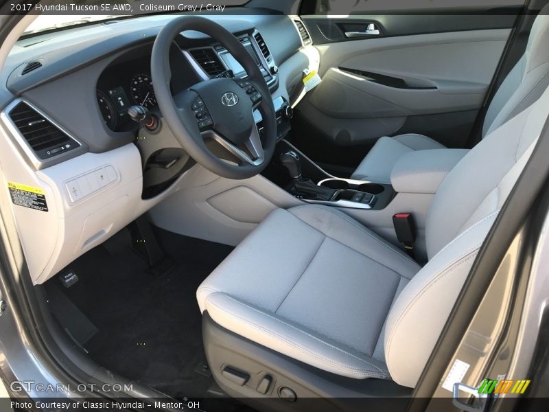 Coliseum Gray / Gray 2017 Hyundai Tucson SE AWD