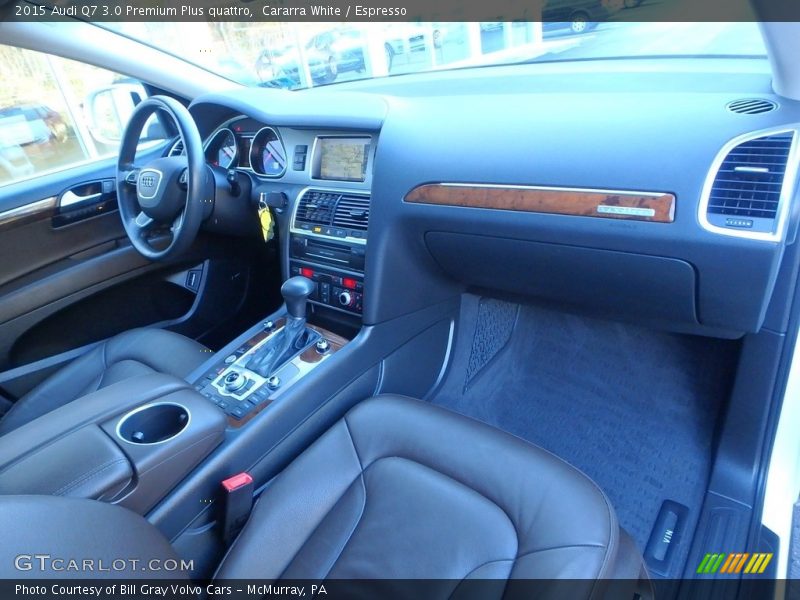 Cararra White / Espresso 2015 Audi Q7 3.0 Premium Plus quattro