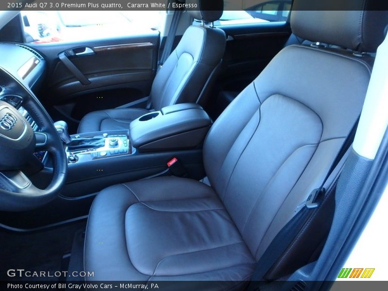 Cararra White / Espresso 2015 Audi Q7 3.0 Premium Plus quattro