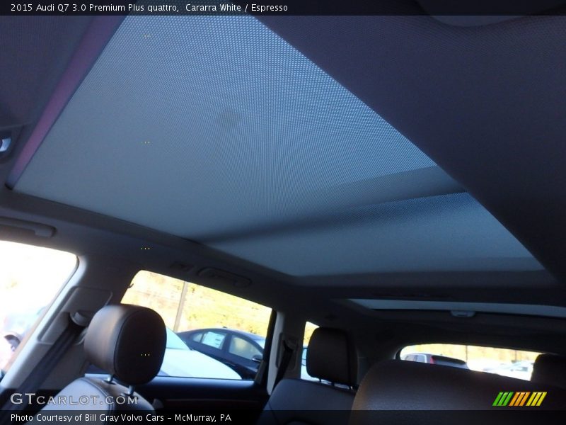 Cararra White / Espresso 2015 Audi Q7 3.0 Premium Plus quattro