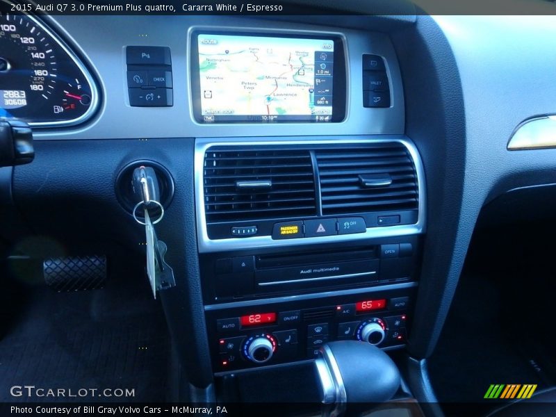 Cararra White / Espresso 2015 Audi Q7 3.0 Premium Plus quattro