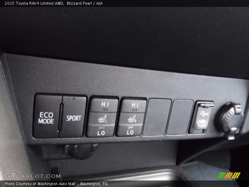 Blizzard Pearl / Ash 2015 Toyota RAV4 Limited AWD